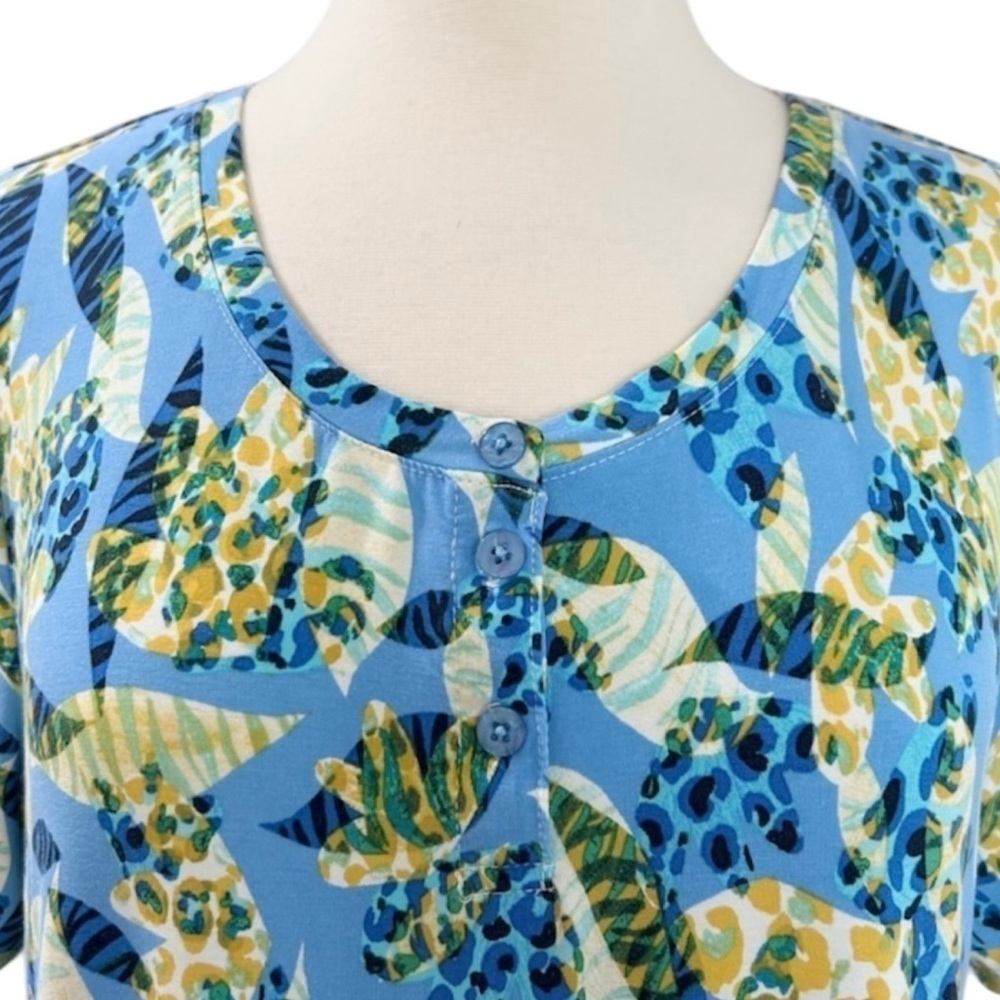 LOGO By Lori Goldstein Floral Sadie Midi Dress - Picture 3 of 8